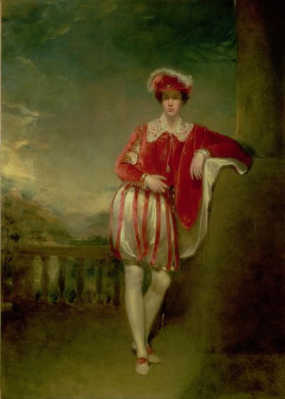 Näyttelijä William Henry West Betty (1791-1874) tekijältä Andrew Geddes