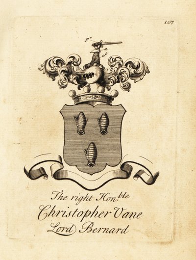 Oikeanpuoleisen Christopher Vanen, Lord Bernardin vaakuna tekijältä Andrew Johnston