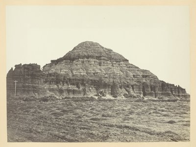 Church Buttes, Fort Bridgerin lähellä, Wyomingin territorio tekijältä Andrew Joseph Russell