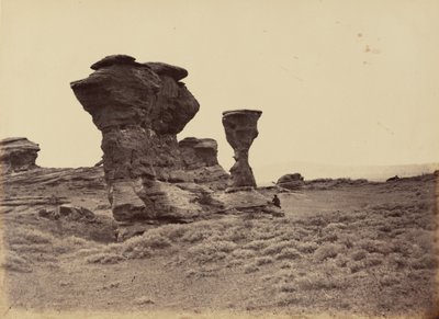 Lautanen 12. Dial Rock, Red Buttes,1869 (valokuva). tekijältä Andrew Joseph Russell