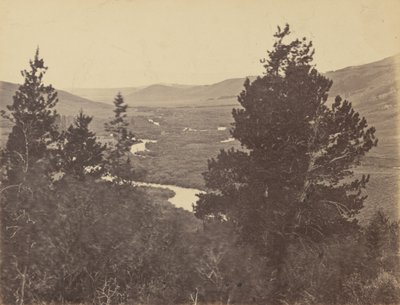 Lautanen 14. Great Laramien laakso vuorilta,1869 (kuva). tekijältä Andrew Joseph Russell