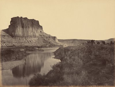 Lautanen 24. Castle Rock, Green River Valley,1869 (kuva). tekijältä Andrew Joseph Russell