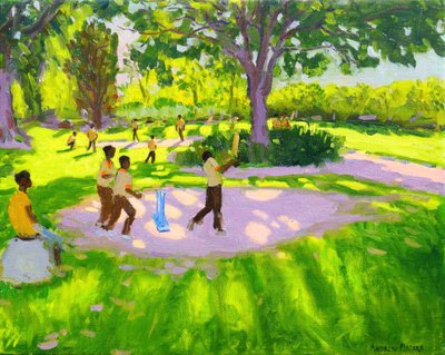 Krikettiharjoitukset, kasvitieteelliset puutarhat, Dominica, Grenadiinit, Länsi-Intia, tekijältä Andrew Macara