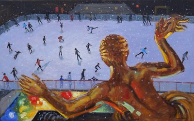 Prometheus, Rockefeller-jäähalli, New York. 2018 tekijältä Andrew Macara