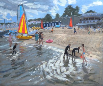Purjeveneet, 2009 (öljy kankaalle) tekijältä Andrew Macara