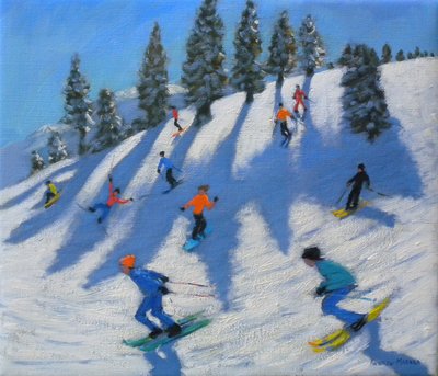 Hiihtäjät, Lofer, 2010 tekijältä Andrew Macara