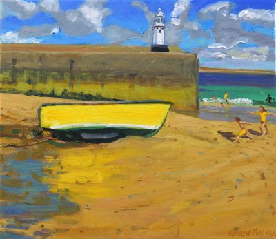 Keltainen vene, St Ives, 2017, tekijältä Andrew Macara