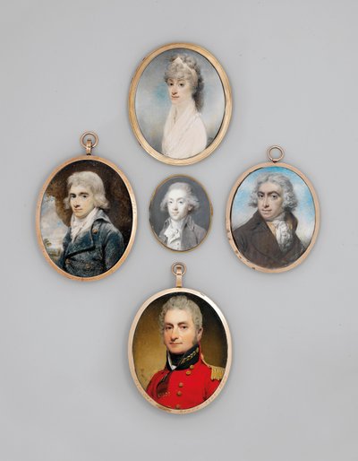 Sir John Mooren miniatyyri (akvarelli) tekijältä Andrew Robertson