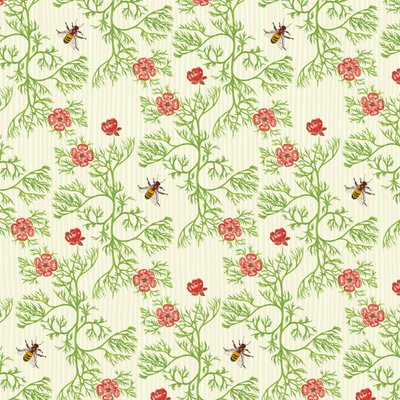 Honey Bee Floral, 2017 (mustevesiväri, digitaalinen) tekijältä Andrew Watson