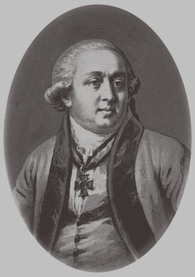 Arkkitehti Ivan Jegorovich Starovin muotokuva 1745-1808, 1870 tekijältä Andrey Mikhaylovich Lushev