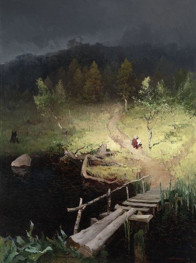 Ennen myrskyä, 1918 tekijältä Andrey Nikolayevich Shilder