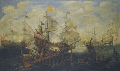 Lepanton taistelu 7. lokakuuta 1571 tekijältä Andries van Eertvelt
