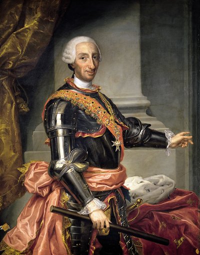 Retrato de Carlos III tekijältä Andrés de la Calleja