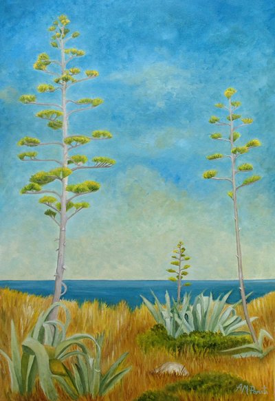 Agave merenrannalla tekijältä Angeles M. Pomata
