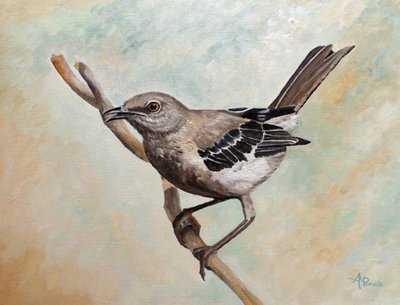 Laululintu oksalla tekijältä Angeles M. Pomata