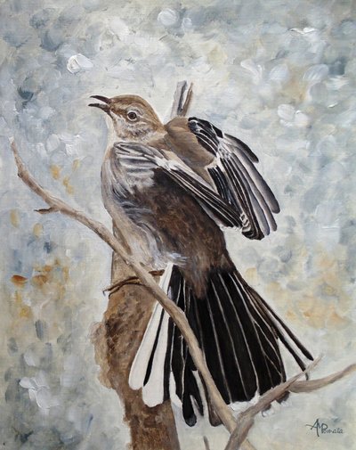 Mockingbird levittää siipiään tekijältä Angeles M. Pomata