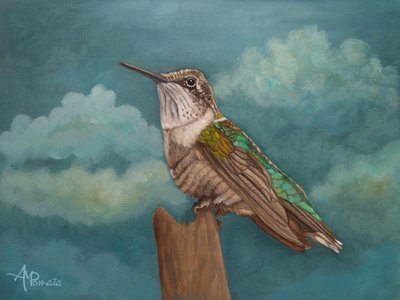Taivasta kohti lentävä kolibri tekijältä Angeles M. Pomata