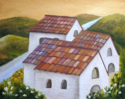 Toscanan kukkulakylä tekijältä Angeles M. Pomata