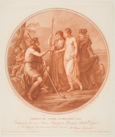 Pariisin tuomio tekijältä Angelica (after) Kauffman