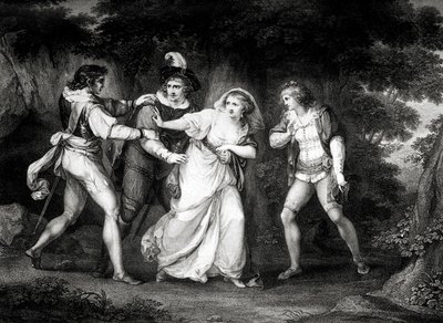 William Shakespearen näytelmä tekijältä Angelica (after) Kauffman