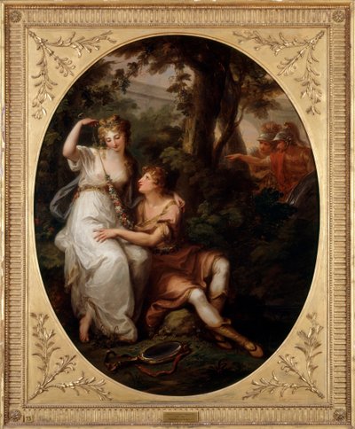 Rinaldo ja Armida (öljy kankaalle) tekijältä Angelica Kauffman