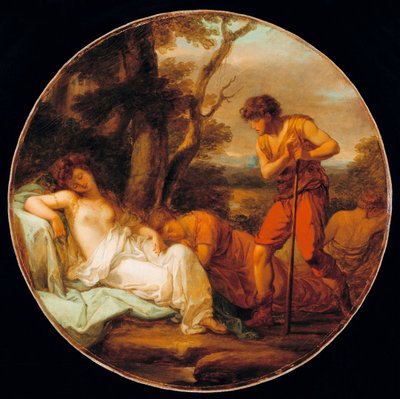 ""Cimon et Iphigenie"" (Cymon ja Iphigenia) Peinture d