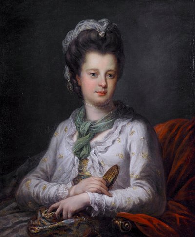 Elizabeth Kerrin, o.s. Fortescue, Lothianin markiisin puolison muotokuva tekijältä Angelica Kauffmann