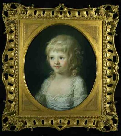 Neiti Francis Lustin muotokuva (öljy kankaalle) tekijältä Angelica Kauffmann
