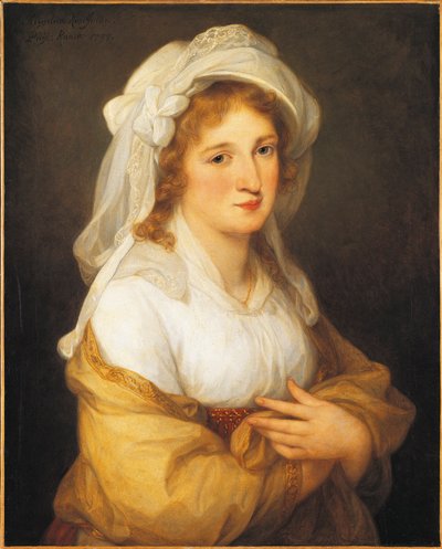 Prinsessa Maria Josepha Hermenegild Esterhazyn muotokuva tekijältä Angelica Kauffmann