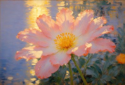 Kukkia 113, noin 2025 (öljy kankaalle). tekijältä Angelita Hawke