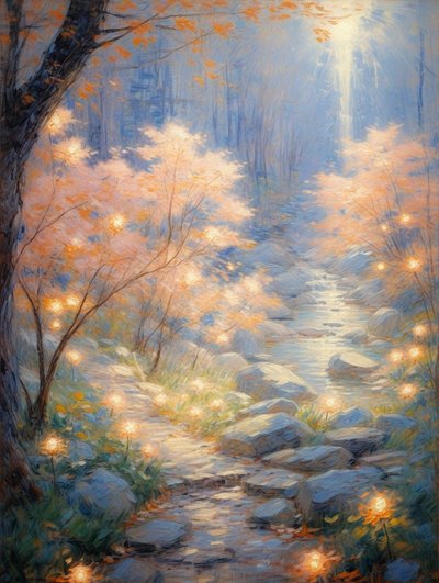 Kukkia 79, n.2023 (öljy kankaalle) tekijältä Angelita Hawke