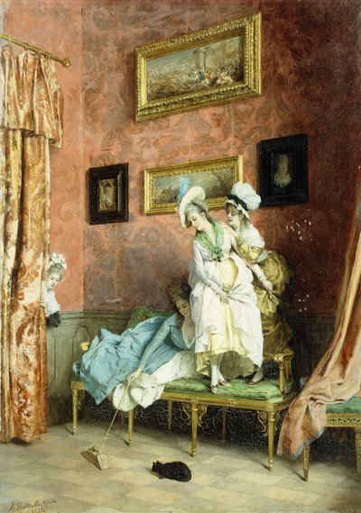 Vangittuna, 1874 tekijältä Angelo Martinetti