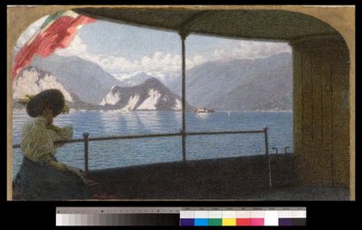 Vene Maggiore-järvellä, 1915 tekijältä Angelo Morbelli