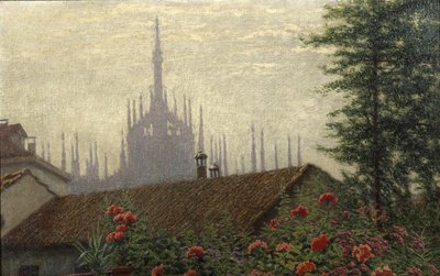 Duomon tornit, 1900-1901. tekijältä Angelo Morbelli
