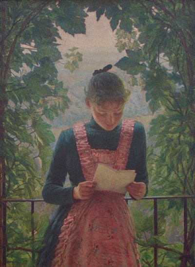 Ensimmäinen kirjain, 1890. tekijältä Angelo Morbelli