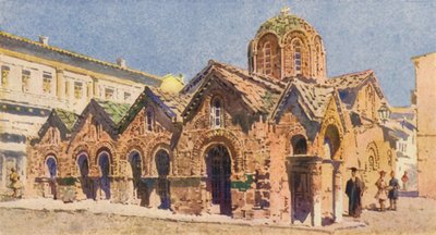 Panagia Kapnikarin kirkko, Ateena (musta lito) tekijältä Angelos Giallinos