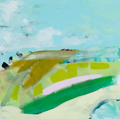 In the Mist, 2015, (akryyli kankaalle) tekijältä Angie Kenber