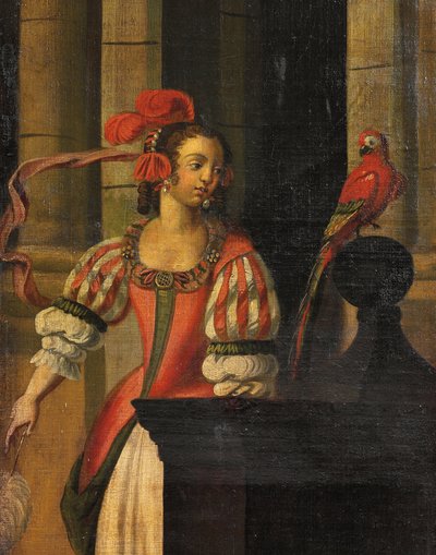 Nelikertainen kaksipuolinen näyttö, n. 1700 tekijältä Anglo Flemish School