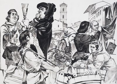 Florentine Trading (guassi paperille) tekijältä Angus McBride