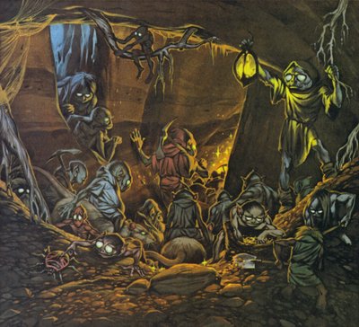 Tonttuja (värilitro) tekijältä Angus McBride