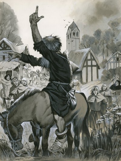 Pietari erakko (guassi paperille) tekijältä Angus McBride