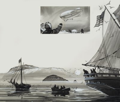 Roald Amundsen (1872-1928) (guassi paperille) tekijältä Angus McBride