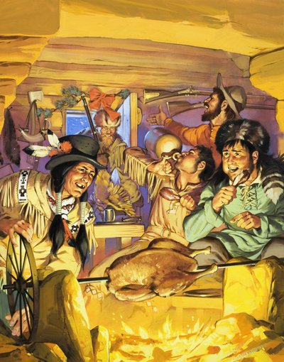 Kiitospäivä 1840-luvulla. tekijältä Angus McBride