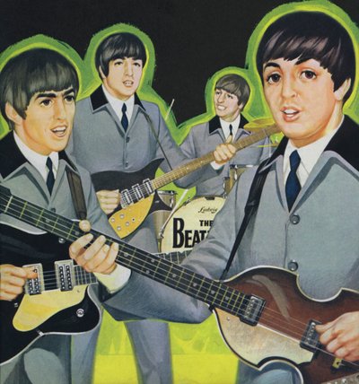 The Beatles (värilitografia) tekijältä Angus McBride
