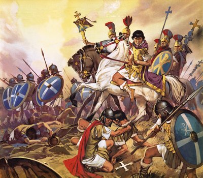 Keisari Konstantinus taistelussa tekijältä Angus McBride