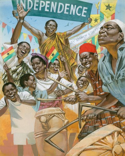 Länsi-Afrikka herää (guassi paperille) tekijältä Angus McBride