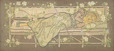Prinsessa Ruusunen (silkkikirjonta) tekijältä Ann MacBeth