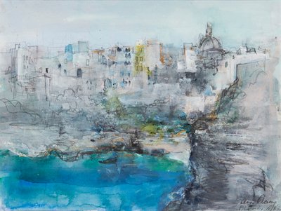 Positano (sekoitettu media) tekijältä Ann Oram