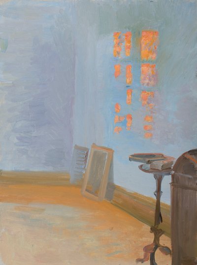 Ilta-aurinko taiteilijan työhuoneessa Markvejissa. tekijältä Anna Ancher