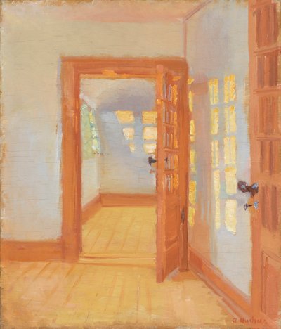 Sisätilat. Brøndumin lisärakennus tekijältä Anna Ancher